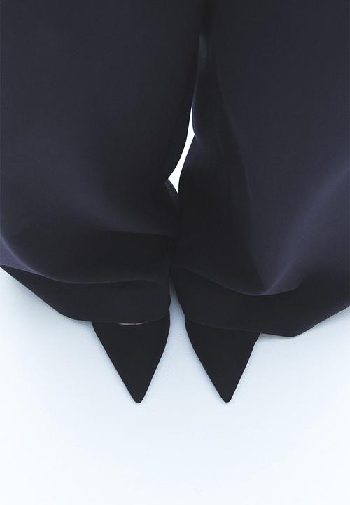 H&M - Tailored jersey trousers - black