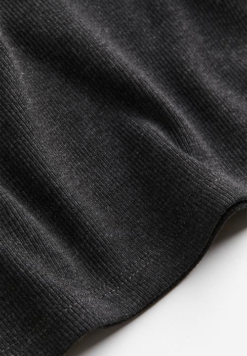 H&M - Ribbed vest top - grey