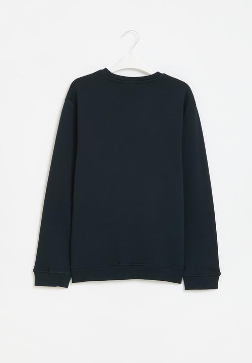 POLO - Boys bradley crested sweater - navy