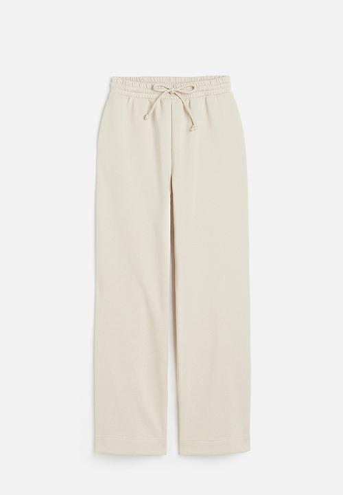 H&M - Wide sweatpants - beige
