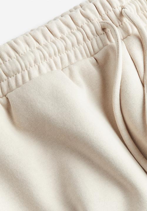H&M - Wide sweatpants - beige