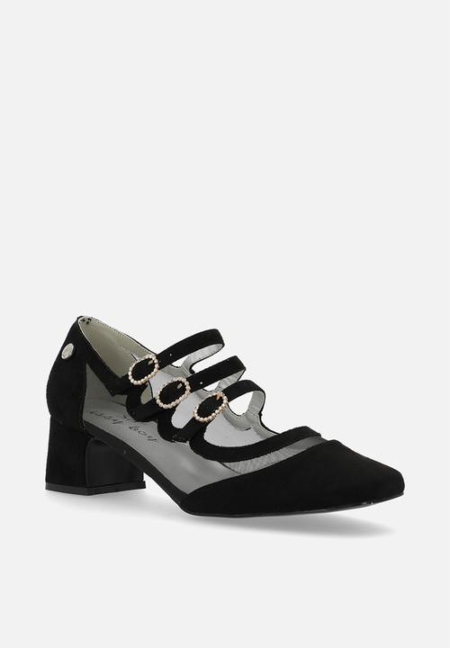 SISSY BOY - Junebug block heel - black