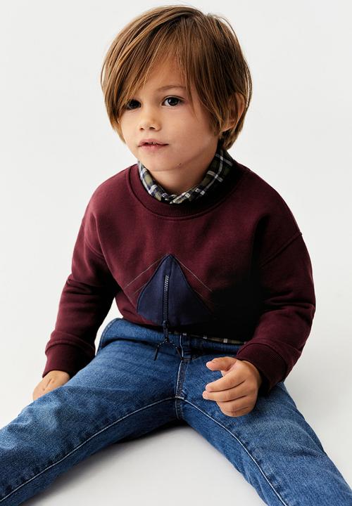 MANGO - Sweatshirt peeka - bordeaux