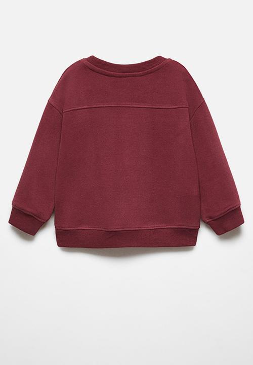 MANGO - Sweatshirt peeka - bordeaux