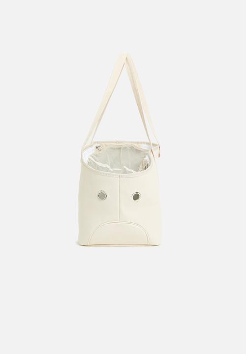 Pet Collection - On the go pet carrier - off white
