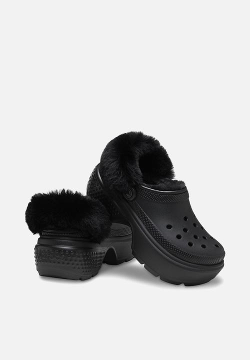 Crocs - Stomp lined clog - black