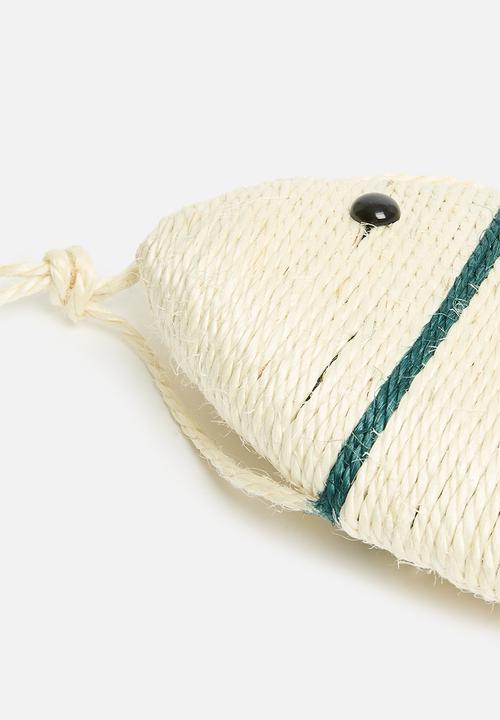 Pet Collection - Fish cat scratcher - natural