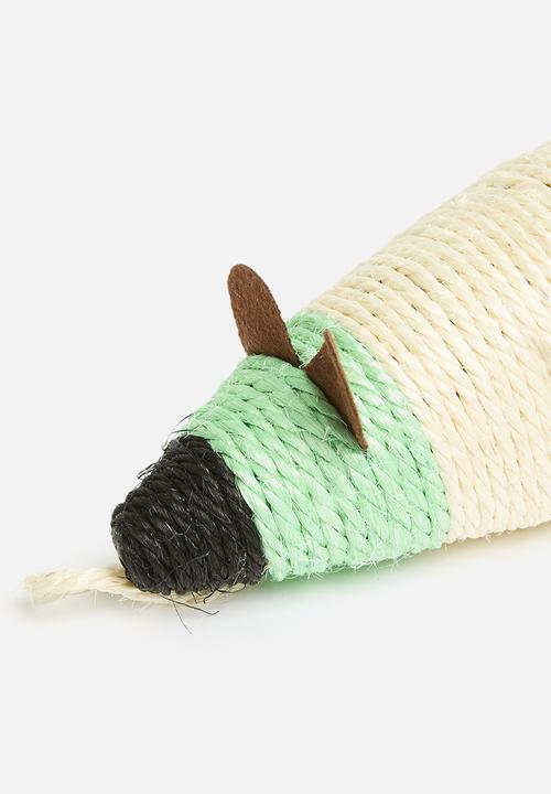 Pet Collection - Mouse cat scratcher - natural