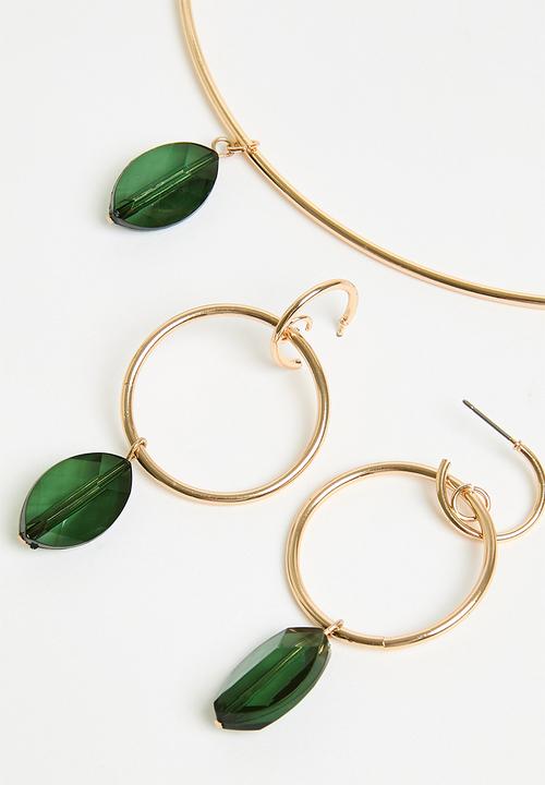 Superbalist - Kyra jewellery pack - gold & geen