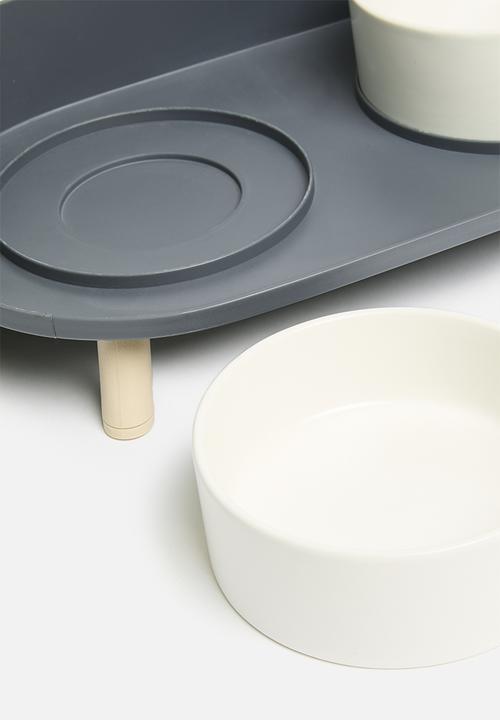 Pet Collection - Pet bowl feeding set - blue