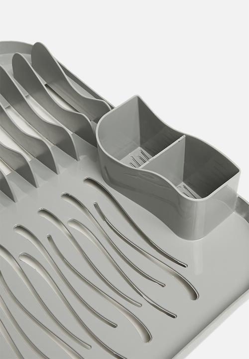 Excellent Houseware - Compact dish drainer - grey
