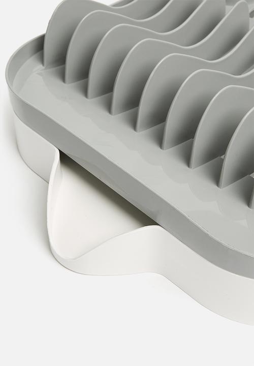 Excellent Houseware - Compact dish drainer - grey