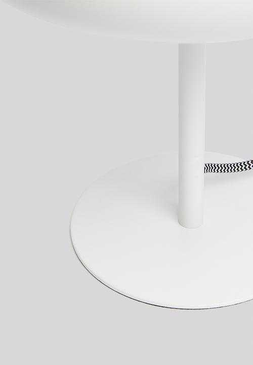 Present Time - Table lamp shroom iron - white