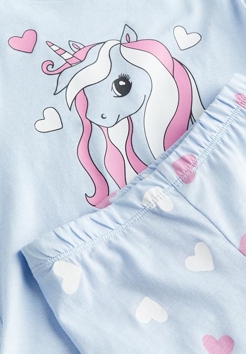 H&M - Cotton jersey pyjamas - blue
