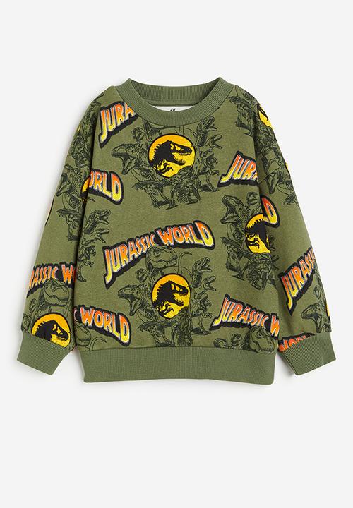 H&M - Oversized printed sweatshirt - green