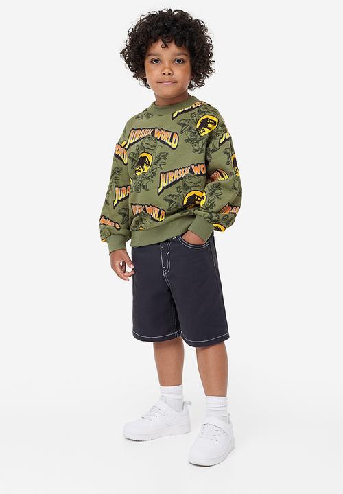 H&M - Oversized printed sweatshirt - green