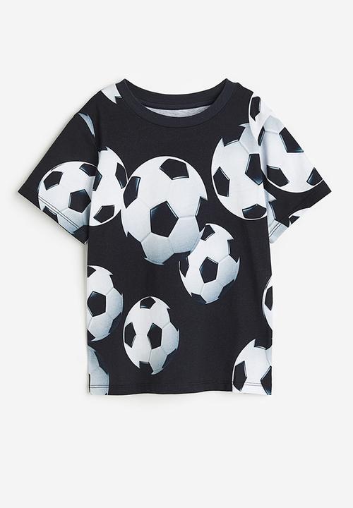 H&M - Printed jersey t-shirt - black