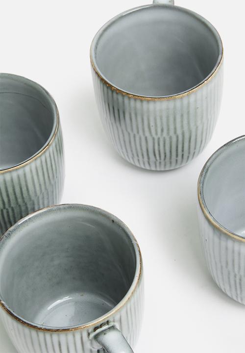 Excellent Houseware - Hug mug set of 4 - blue