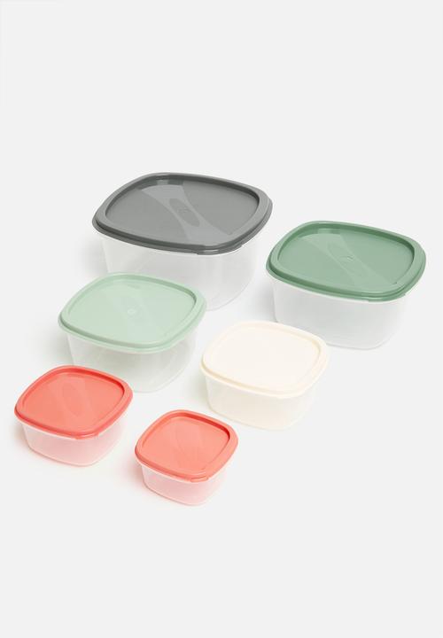 Excellent Houseware - Lunchbox set of 6 - Multi