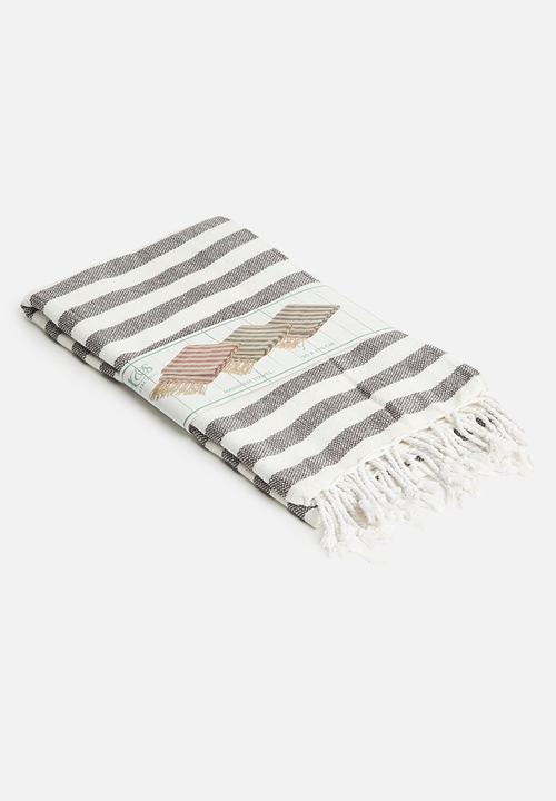 Bathroom Solutions - Rusi hammam towel - black