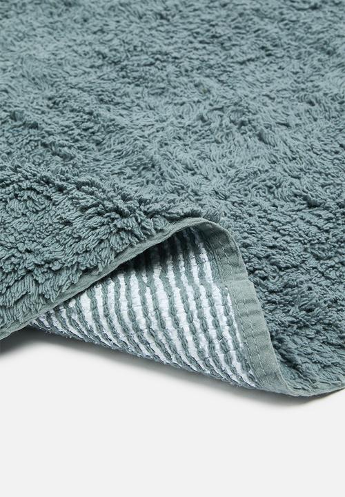 Bathroom Solutions - Shaggy bathmat - charcoal