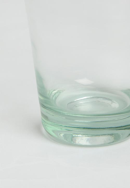 Excellent Houseware - Recycled drinking glass set of 4 - clear