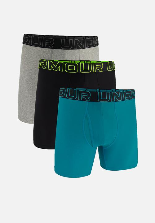 Under Armour - Tech 6" 3 pack solid boxer briefs - multi