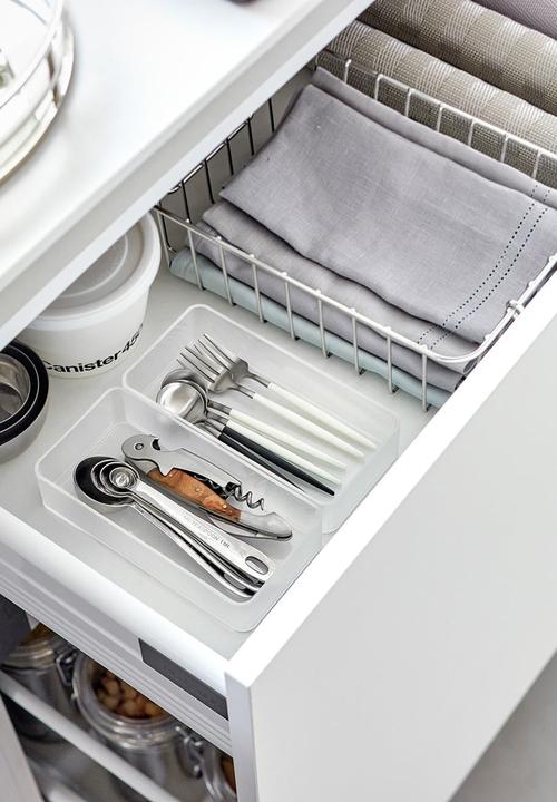 Yamazaki - Tower Stackable Organizer Med - White