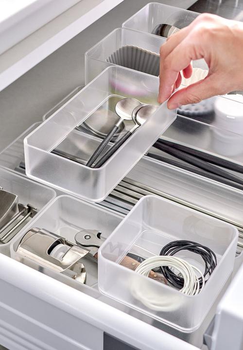 Yamazaki - Tower Stackable Organizer Med - White