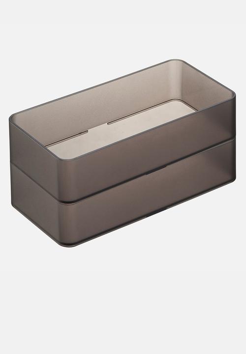 Yamazaki - Tower Stackable Organizer Med - Black