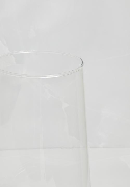 H&S - Spherical glass vase - clear