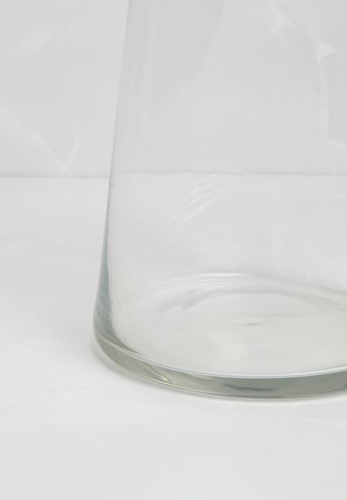H&S - Spherical glass vase - clear