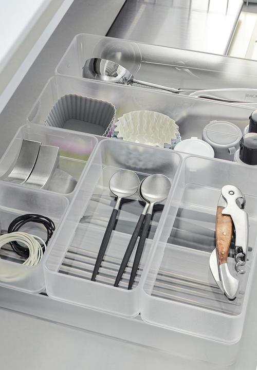 Yamazaki - Tower Stackable Organizer Large Deep - White
