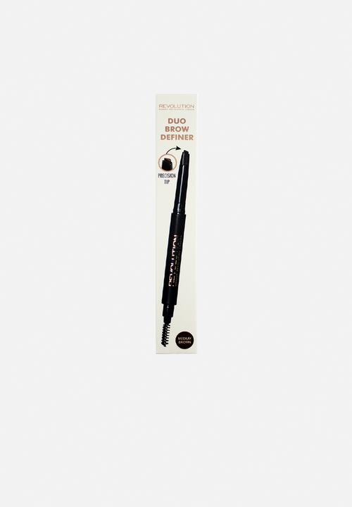 Revolution - Duo Brow Pencil Medium Brown