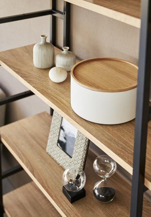 Yamazaki - Rin Storage Case w/ Lid Round Deep - White