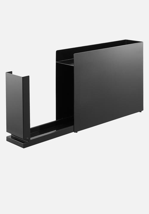 Yamazaki - Tower Sliding Seasoning Rack - Black