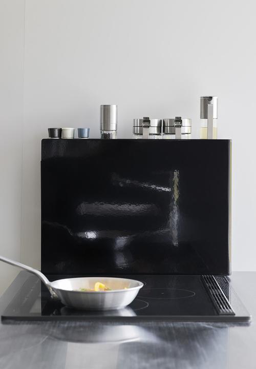 Yamazaki - Tower Sliding Seasoning Rack - Black