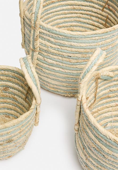 Storage Solutions - Neo nesting basket set of 3 - blue