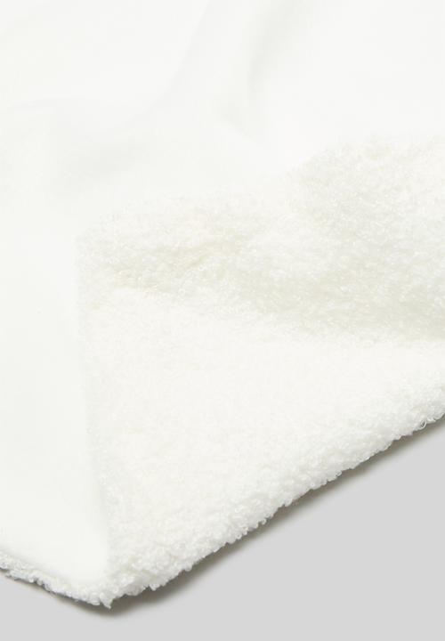 H&S - Teddy blanket - white