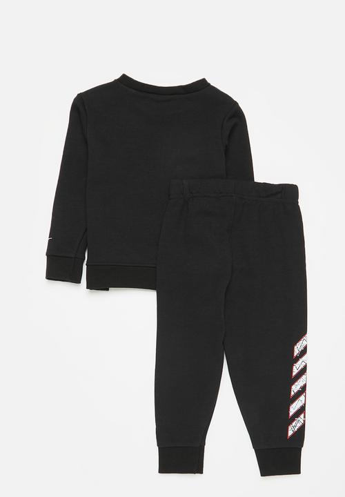 Nike - Nkb b nsw be real crew pant set - black