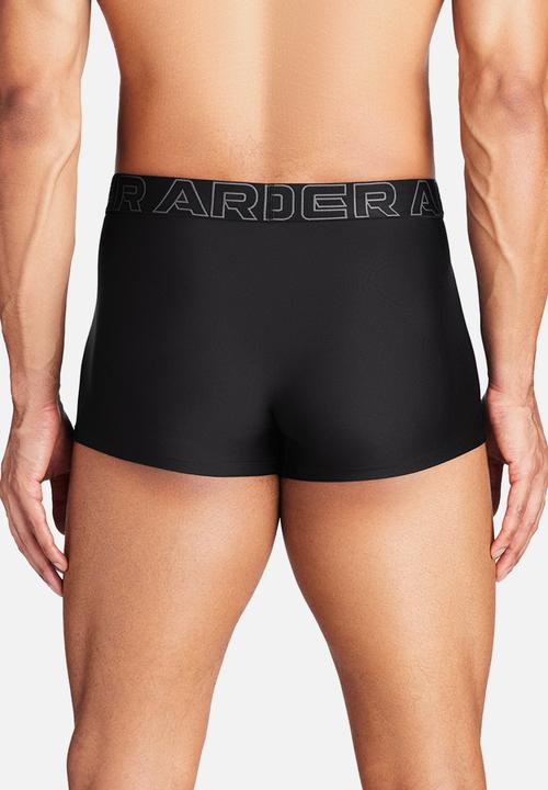 Under Armour - Tech 6" 3 pack solid boxer briefs - black 