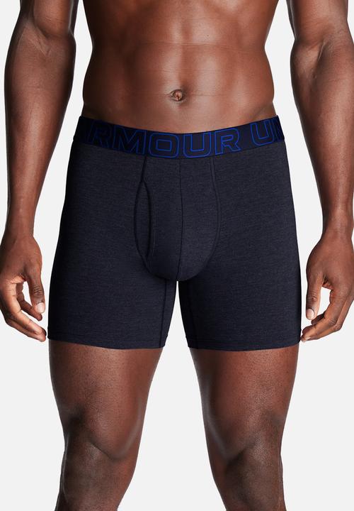 Under Armour - Cotton 6" 3 pack solid boxer briefs - multi