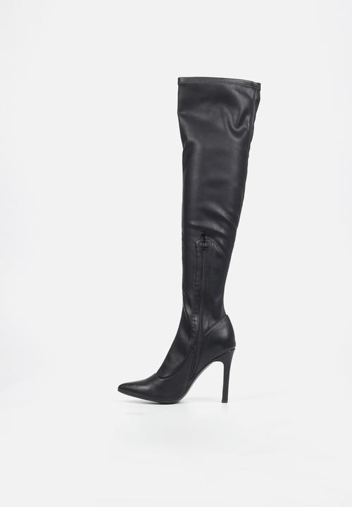 Miss Black - Boss 7 stiletto boot - black
