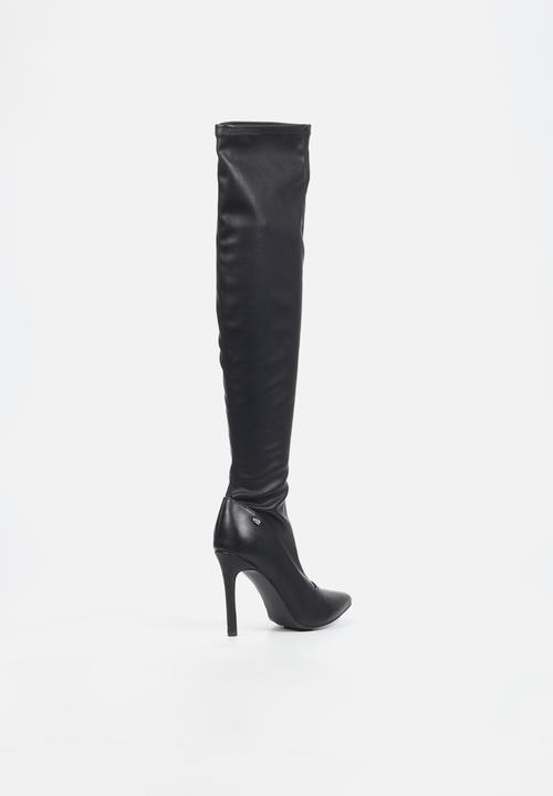 Miss Black - Boss 7 stiletto boot - black