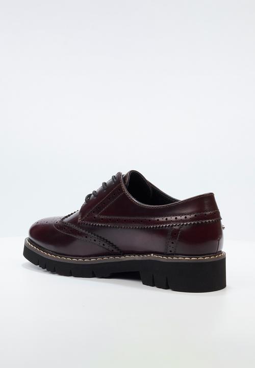 Miss Black - Oxford 1 brogue - wine