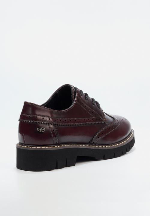 Miss Black - Oxford 1 brogue - wine