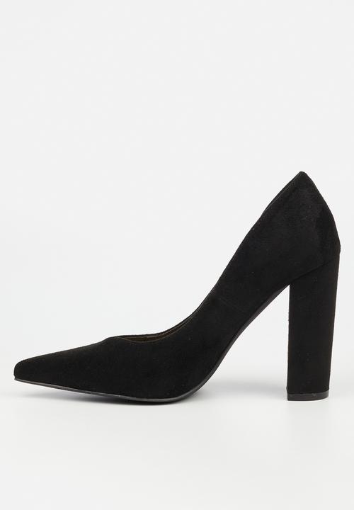 Miss Black - Criss 6 block heel court - black