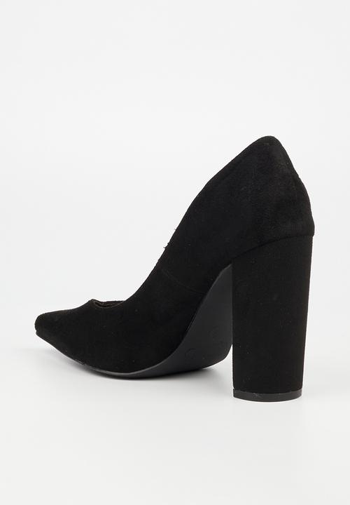 Miss Black - Criss 6 block heel court - black
