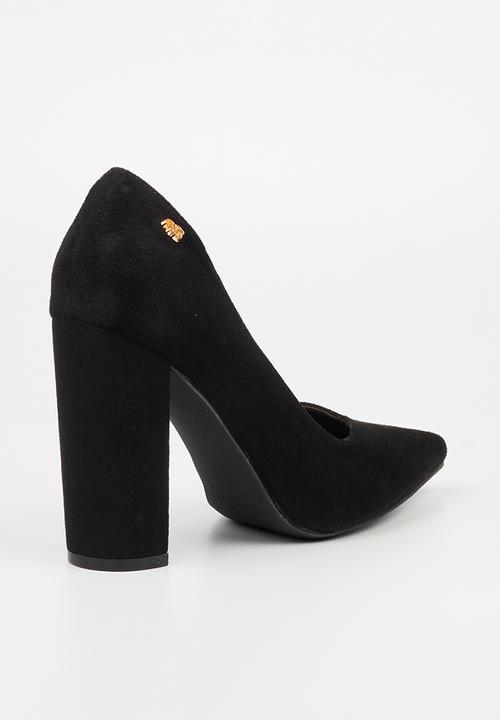 Miss Black - Criss 6 block heel court - black