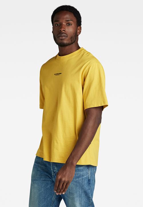 G-STAR - Center chest boxy r t Dry jersey o  - dark lemon